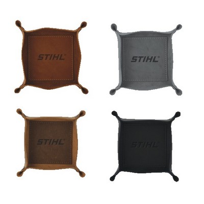 Valet Leather Tray