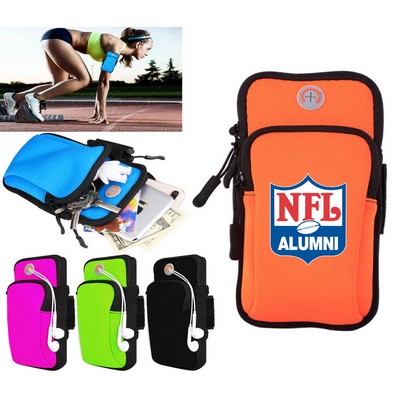 iBank® Sport Armband for Running,Cell Phone Holder Arm Band compatible with iPhone 16, Galaxy & More