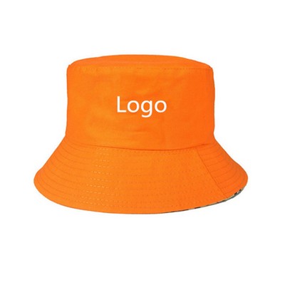 Sun Protective Cotton Twill Fisherman Bucket Hat - 4 Colors