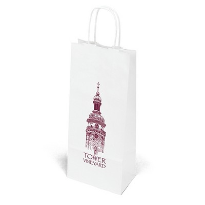 Vino - White Shopper - Flexo Ink Print
