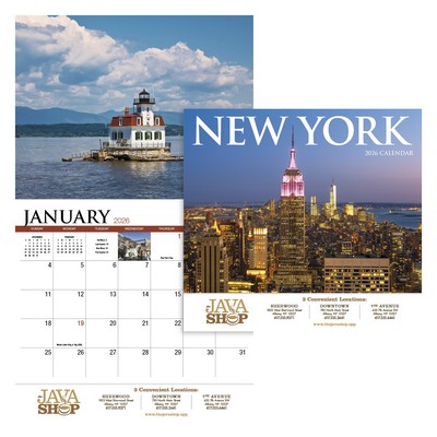 New York Appointment Calendar - Stapled