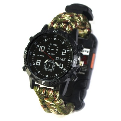 11 in 1 Multi Function Outdoor Paracord Bracelet