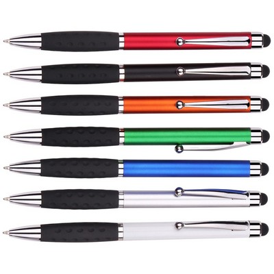 Twist Metal Pen with Stylus