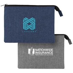 Heathered Reusable 3-Pocket Eva Pouch