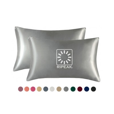 20 x 26" Premium Square Satin Silk Throw Pillowcase - Envelope Closure