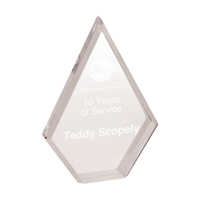 Clear Diamond Acrylic Award