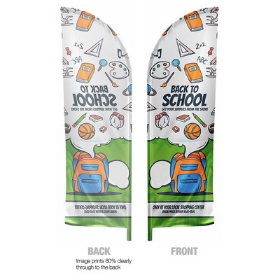 Feather Flag Single 10 FT Graphic