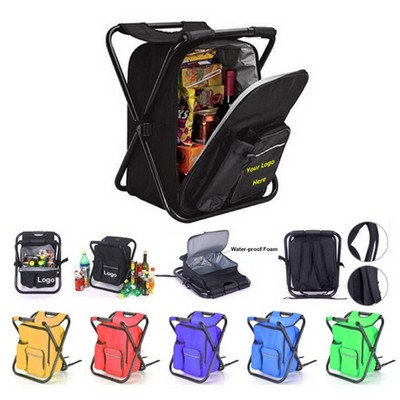 Picnic Cooler Stool Chair Backpack