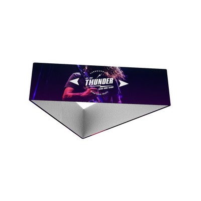 Triangle Premier Hanging Banner Single-Sided - 10'x3' - GRAPHIC ONLY