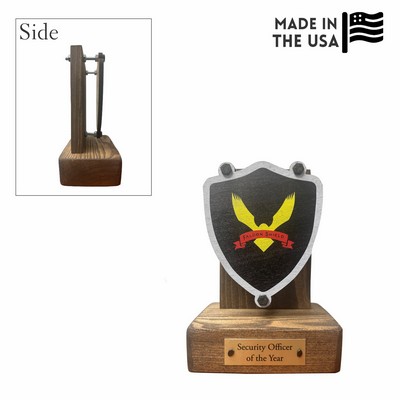 9" Wood Stand Award