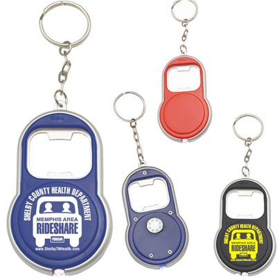 Bottle Opener Keychains With LED Light