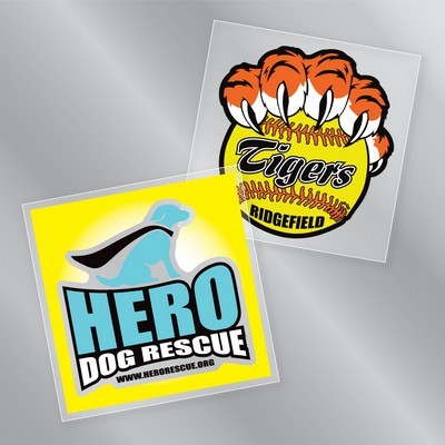 3" x 3" Square Static Cling