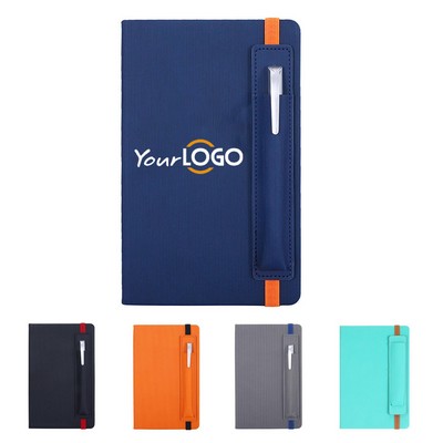 A5 PU Leather Journal With Pen Holder