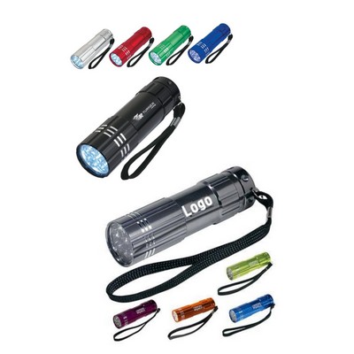 9 LED Aluminum Flashlight