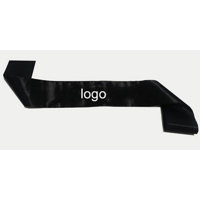 31.5" x 3.7" Custom Satin Pageant Sashes
