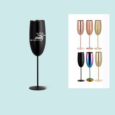 Metal Champagne Goblet - 7 Oz.