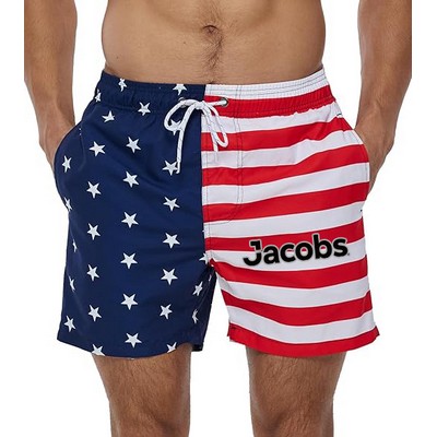 Men's Swim Trunks Quick Dry Shorts with Pockets