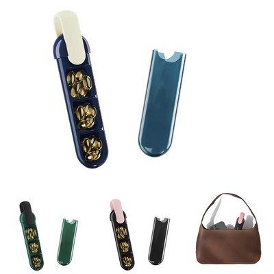 Compact Travel Pill Organizer