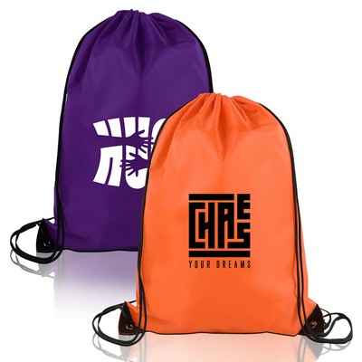 Polyester Drawstring Backpack ( 14" X 18" )