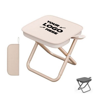 Portable Outdoor Hand Zipper Bag Folding Stool