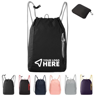 20L Drawstring Backpack Sports Gym Bag