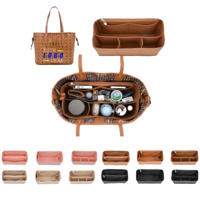 Multi-Pocket Organizer Tote Bag