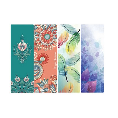 Full Color Printed 24"x 72" Sublimation Microfiber Velour Yoga Mat Towel