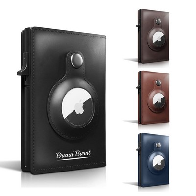 Leather Smart Air Tag Wallet