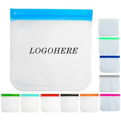 Extra Thick Leakproof Silicone Food Storage Bags