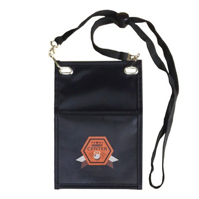 Adjustable Lanyard Neck Wallet - 7.50" x 5.25"