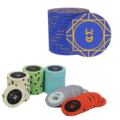 Casino-Level Ceramic Poker Chip