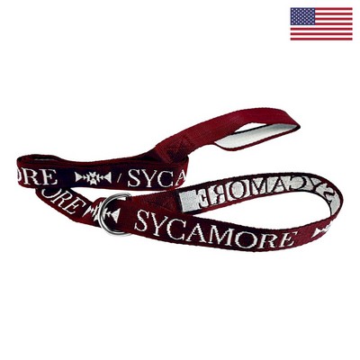 1" X 72" Woven Slip Leash w/ Nickel-plated hardware - "Select" Weave