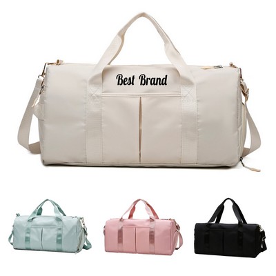 Dry And Wet Shoes Compartment Gym Duffel Bag