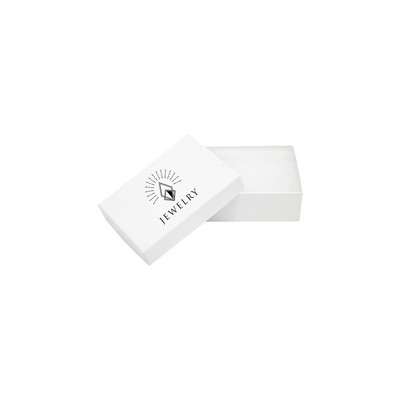White Krome Jewelry Box (2.5"x1.75"x1")