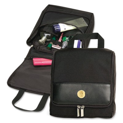 Shaving/Cosmetic Bag W/ Gold Medallion