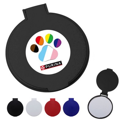 Full Color Round Folding Compact Mirror
