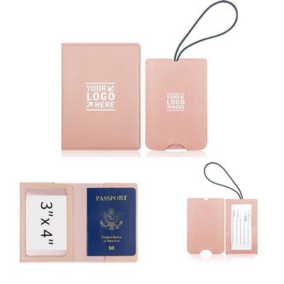 Passport Holder And Lugguage Tag Set