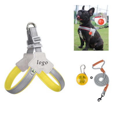Pet Y-shaped Radiant Chest Strap Set