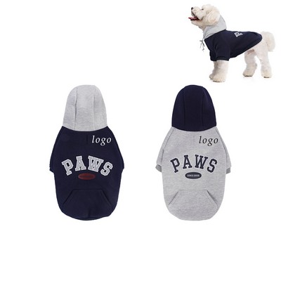 Printed Pet Hoodie