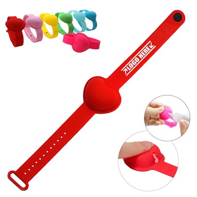 Adjustable Oval Shaped Sanitizer Wristband Dispenser