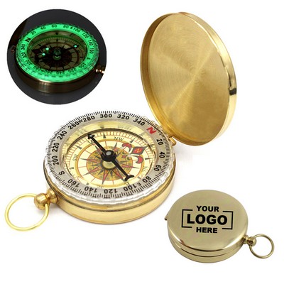 High - Quality Metal Luminous Compass: Your Trusty Guide for Outdoor Adventures.