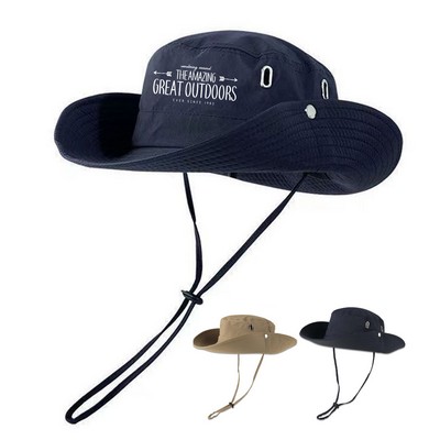 Wide Brim Bucket Hat