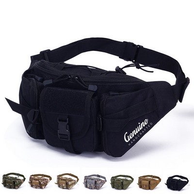 Tactical Outdoor Fanny Pack with Multiple Pockets
