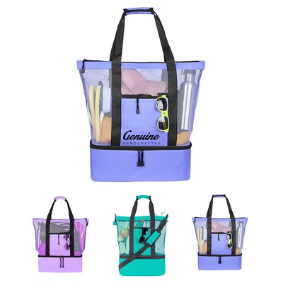 Summer Mesh Picnic Beach Bag