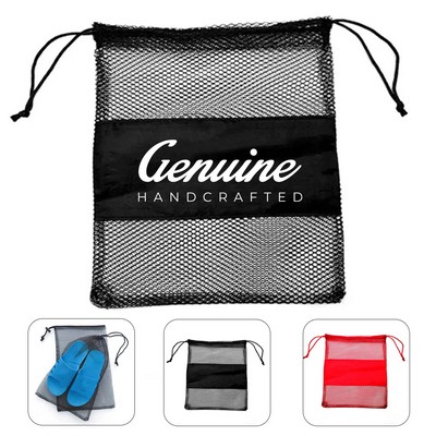 Mesh Drawstring Storage Bag