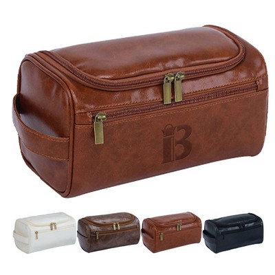 PU leather makeup bag