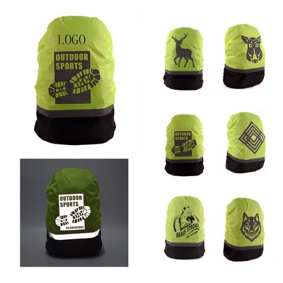 Reflective Waterproof Backpack Cover (S, M, L)