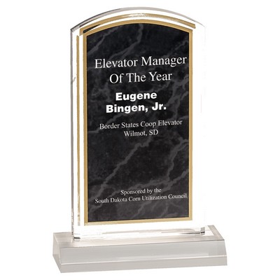 Marbleized Acrylic with Base