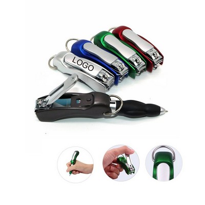 Multi Function Pen with Nail Clipper