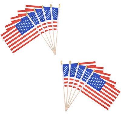 4 x 6 Inch Handheld American Stick Flag